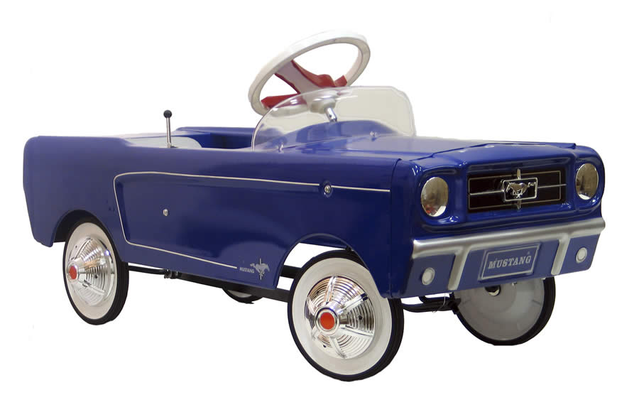 pedal car bleu Groupe Network