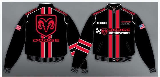 groupe Network manteau twill brod&eacute; Dodge motorsport Hemi