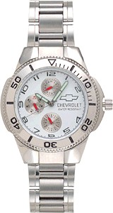 Montre chevrolet fond blanc chevrolet logo chevy