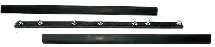 El Camino Rear Bumper Impact Strips, For Bumper With Guards, 1978-1987