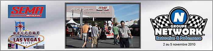 groupe network au sema 2010 show muscle car parts pieces canada quebec