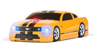 MUSTANG ORANGE STRIPE NOIR